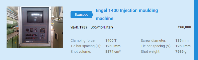 Engel injection moulding machine 3