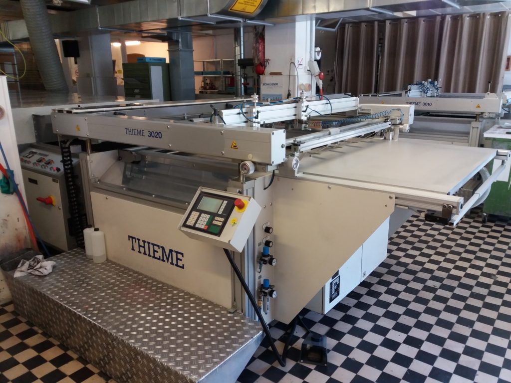 types of screen printing machines